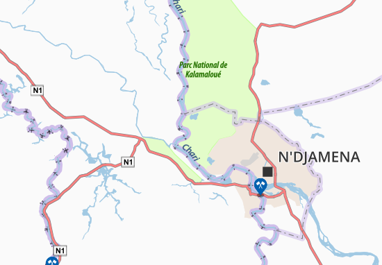 Mapa Gourmadjo