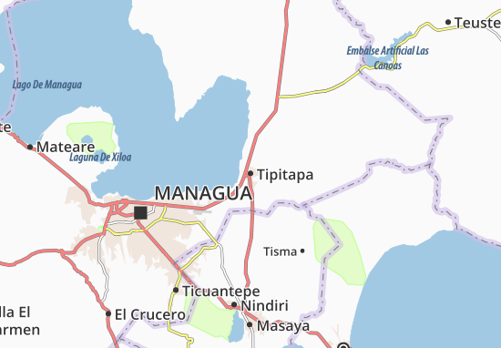 Kaart Plattegrond Tipitapa