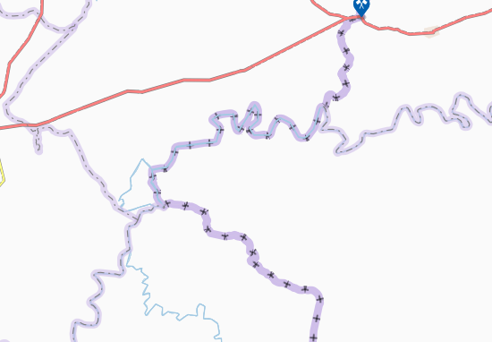 Kaart Plattegrond Tchiofa