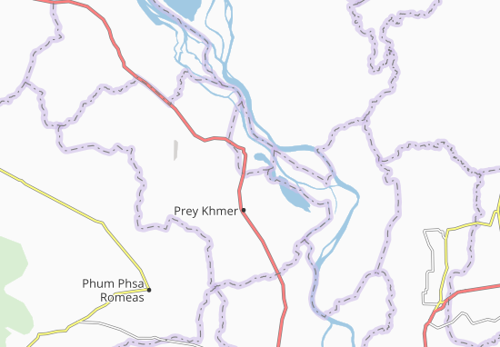 Karte Stadtplan Phum Peariem