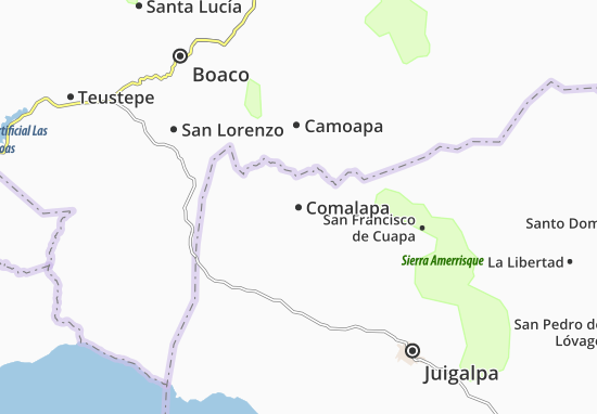 Mapa Comalapa