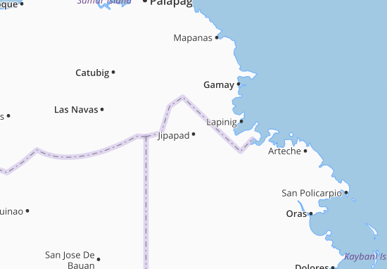 Jipapad Map