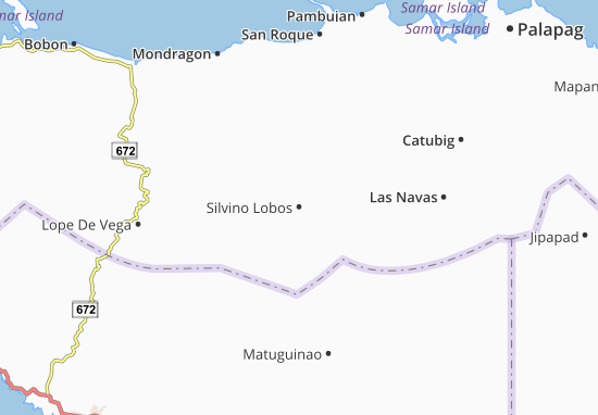 Karte Stadtplan Silvino Lobos