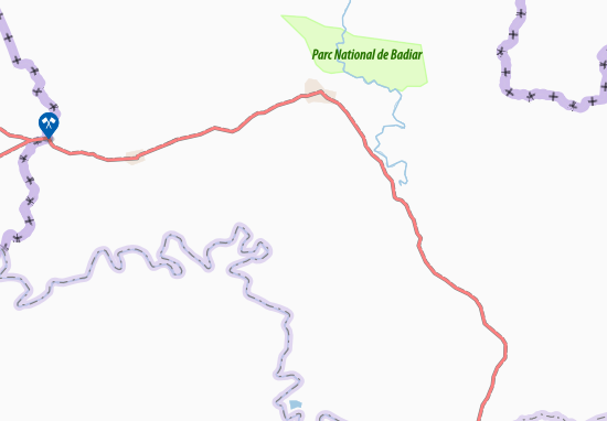 Kaart Plattegrond Sare Djimi