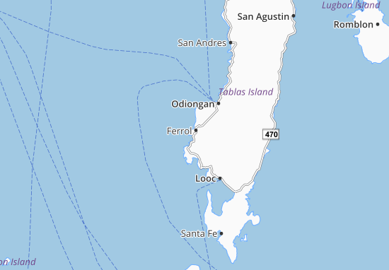 Karte Stadtplan Ferrol