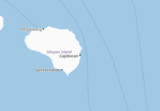 Kaart Plattegrond Cajidiocan
