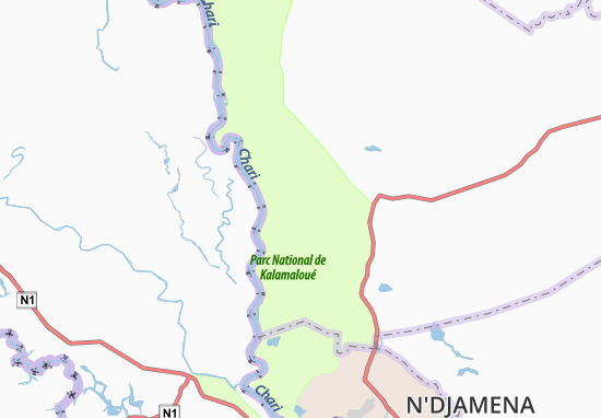 Karte Stadtplan Tchoukoula
