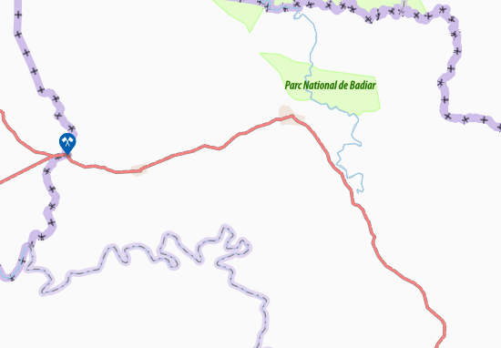Karte Stadtplan Sintian Baroudi