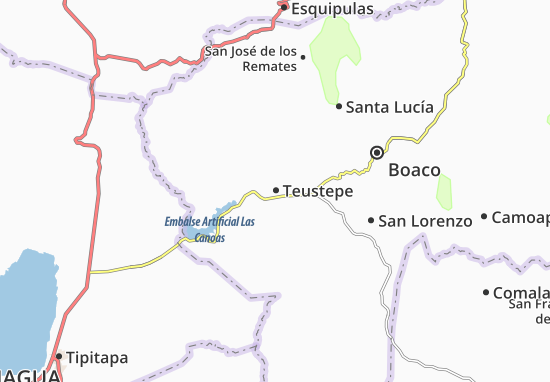 Mapa Teustepe