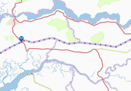Karte Stadtplan Mangomuca