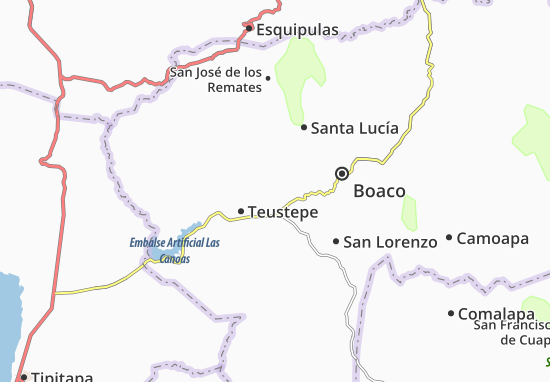 Kaart Plattegrond Boaquito