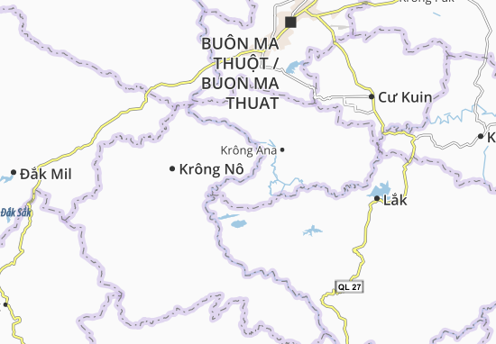 Kaart Plattegrond Buôn Choah