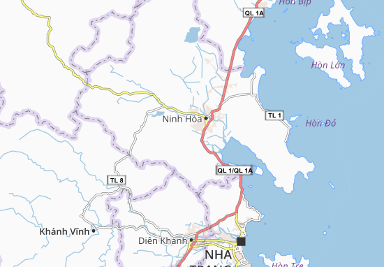 Karte Stadtplan Ninh Hưng