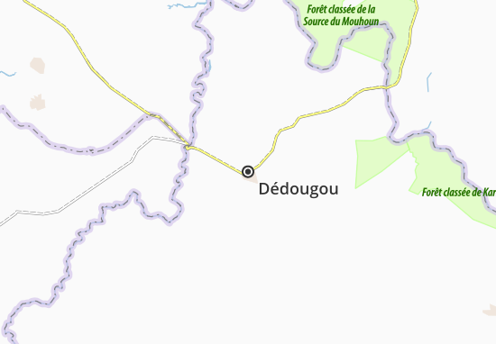 Karte Stadtplan Dédougou