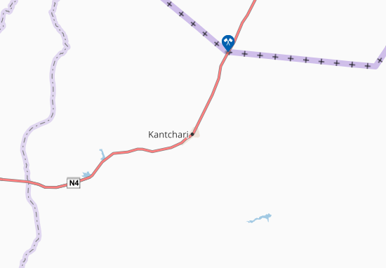 Kaart Plattegrond Kantchari