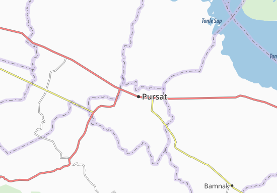 Karte Stadtplan Pursat