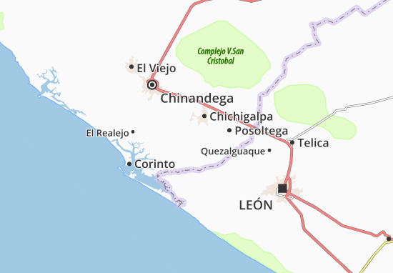 Kaart Plattegrond Colonia Adela