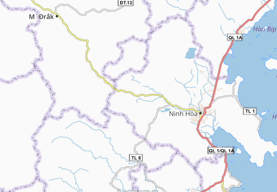 Kaart Plattegrond Ninh Tây