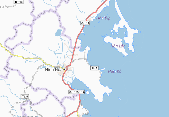 Karte Stadtplan Ninh Diêm