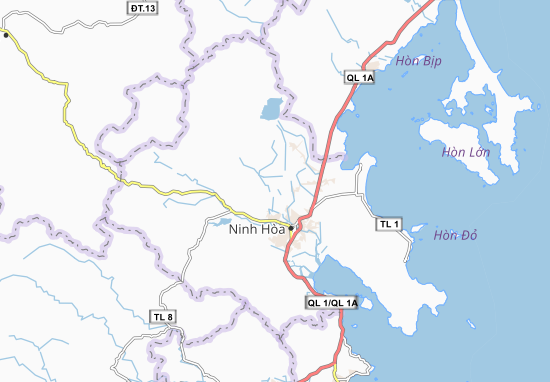 Kaart Plattegrond Ninh Trung