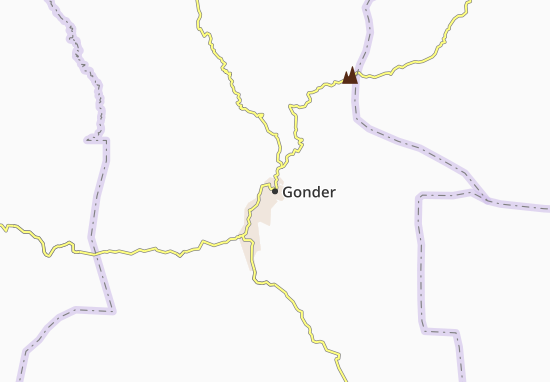 Mapa Gonder