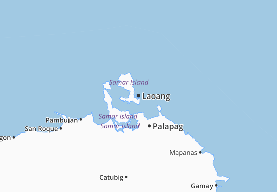 Karte Stadtplan Laoang