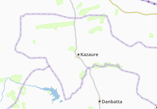 Mapa Kazaure