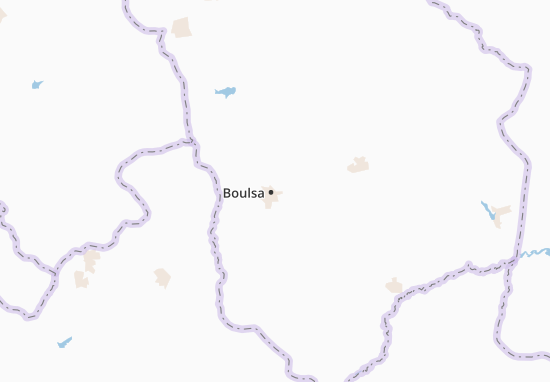 Kaart Plattegrond Boulsa