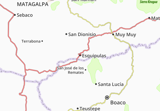 Kaart Plattegrond Esquipulas