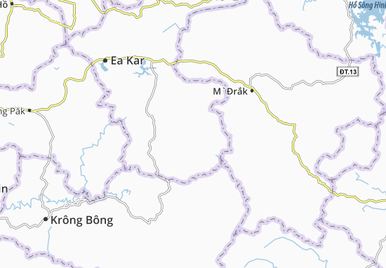 Karte Stadtplan Cư Bông