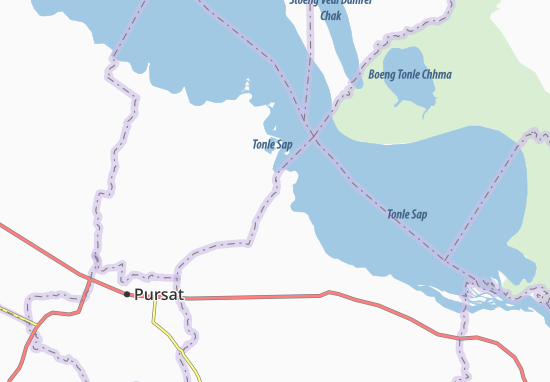 Karte Stadtplan Phumi Banlich Sdei