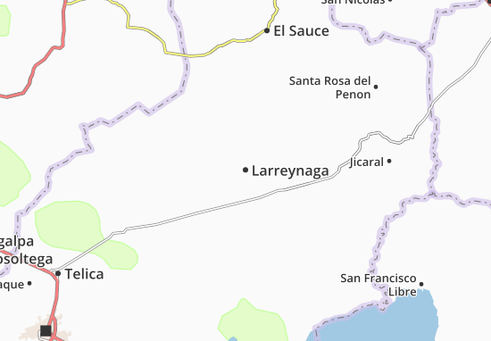 Kaart Plattegrond Larreynaga