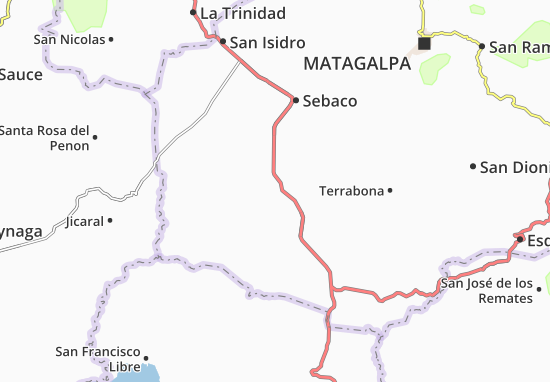 Kaart Plattegrond Ciudad Dario