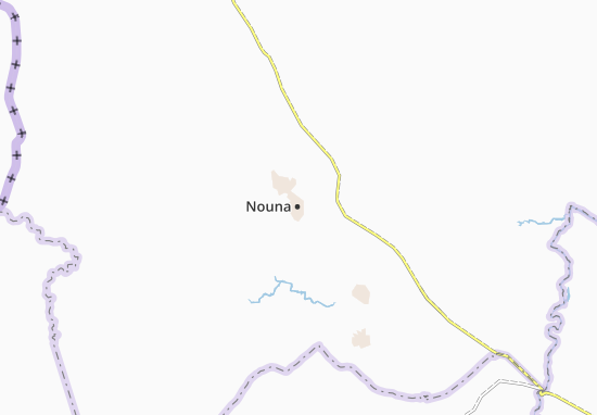 Karte Stadtplan Nouna