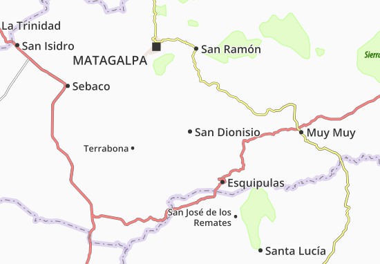 Karte Stadtplan San Dionisio