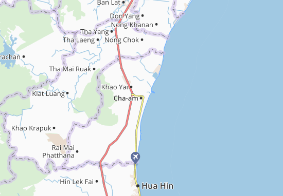 Cha-am Map
