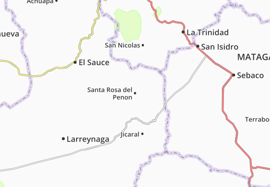 Karte Stadtplan Santa Rosa del Penon