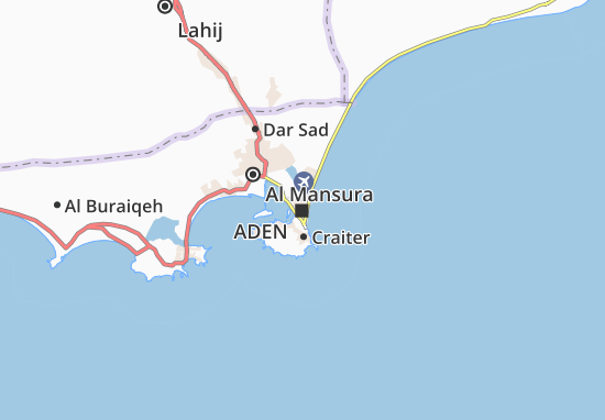 Kaart Plattegrond Aden