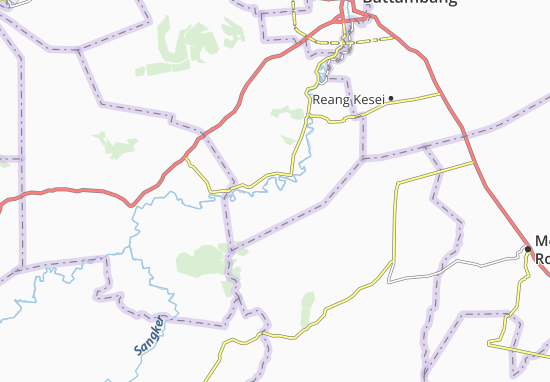 Karte Stadtplan Phumi Phum Thipdei