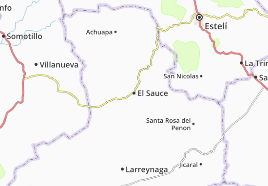 Karte Stadtplan El Sauce