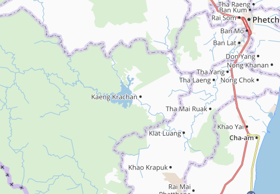 Mapa Kaeng Krachan