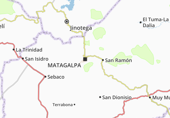 Karte Stadtplan Matagalpa