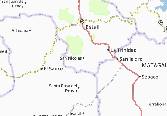 Karte Stadtplan San Nicolas