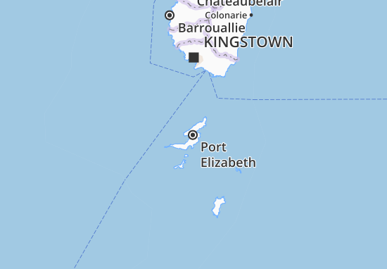 Mapa Port Elizabeth