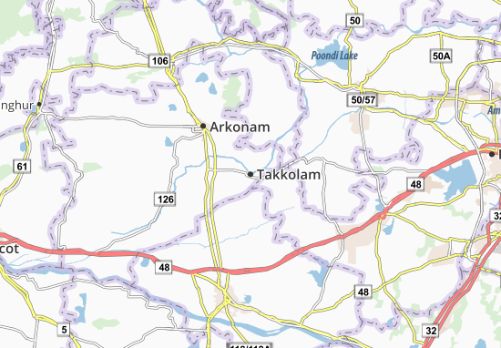 Karte Stadtplan Takkolam