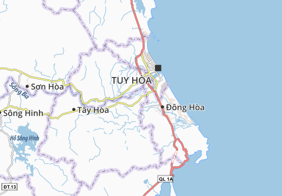 Kaart Plattegrond Hòa Bình 1