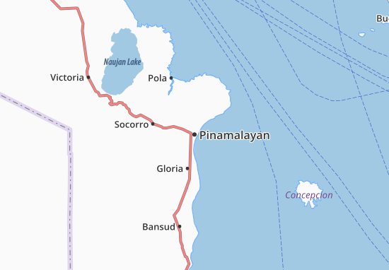 Karte Stadtplan Pinamalayan