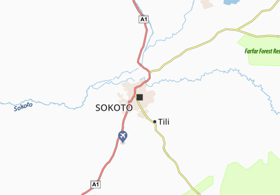 Mapa Sokoto