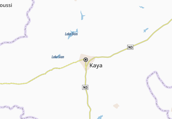 Karte Stadtplan Kaya