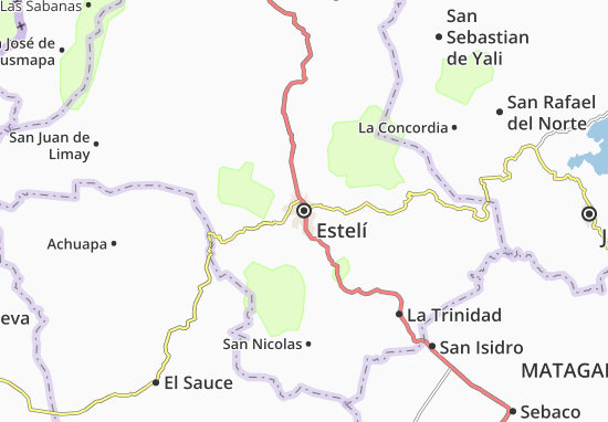 Karte Stadtplan Estelí